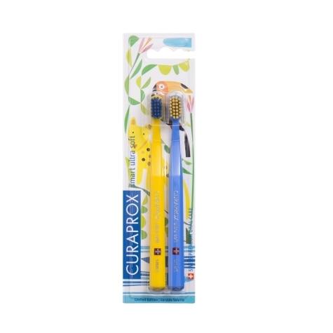 Escova Dental Infantil Curaprox Smart Ultra Soft 2 Unidades Cores Sortidas - Imagem 4