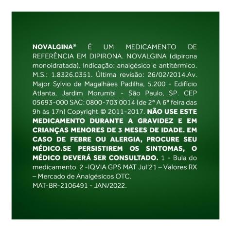 Novalgina 500mg 30 Comprimidos - Imagem 4