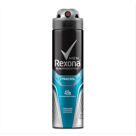 Desodorante Aerossol Rexona Men Xtracool 72h 150ml - Imagem 1