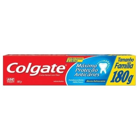 Creme Dental Colgate Máxima Proteção Anticáries 180g - Imagem 1