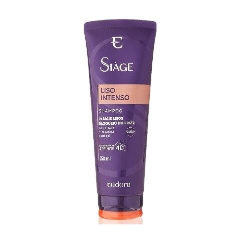 Shampoo Eudora Siàge Liso Intenso Cabelo Liso ou Alisados 250ml - Imagem 1