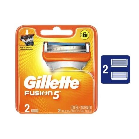 Carga Gillette Fusion 5 2 Unidades - Imagem 1
