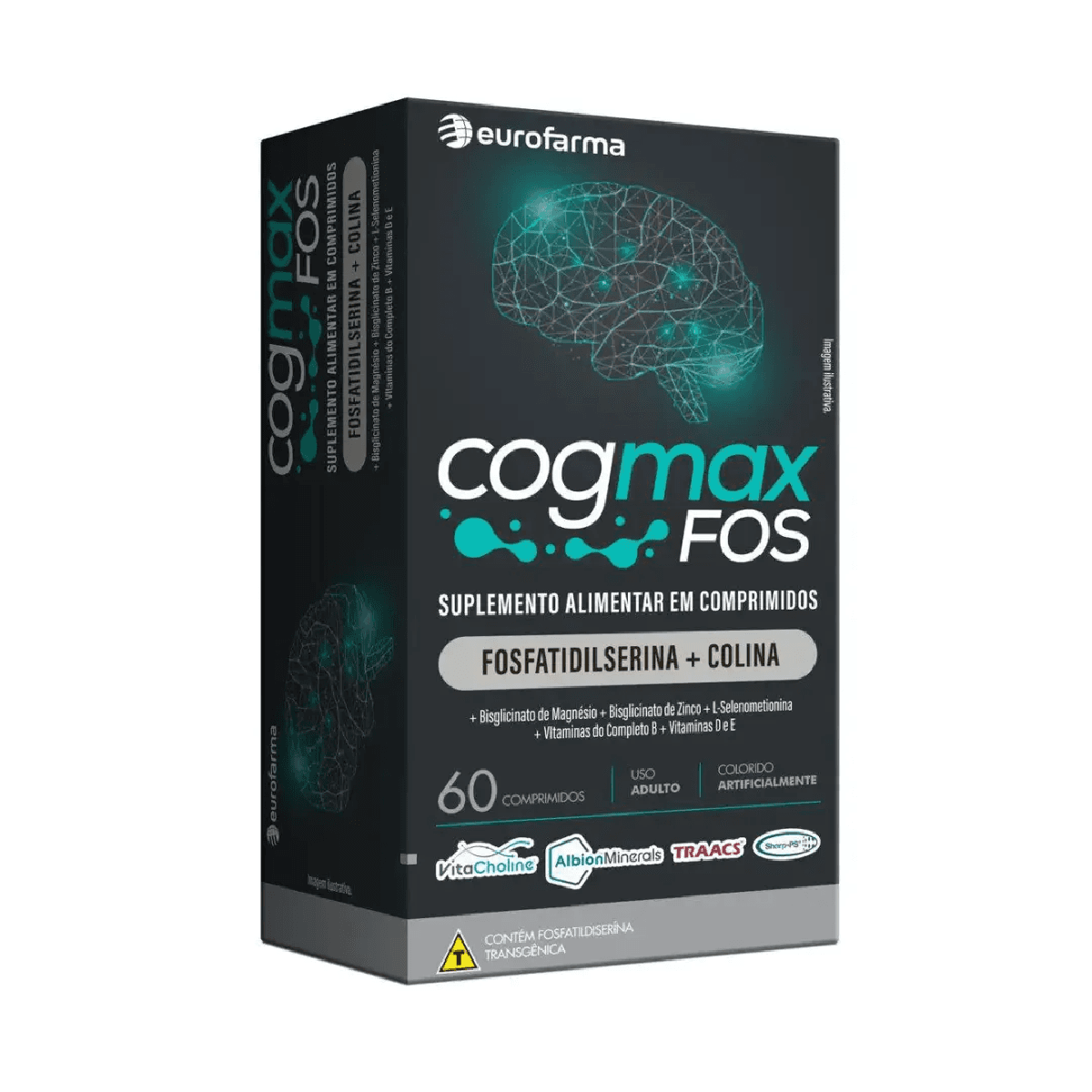 Suplemento Alimentar Cogmax FOS 60 Cápsulas