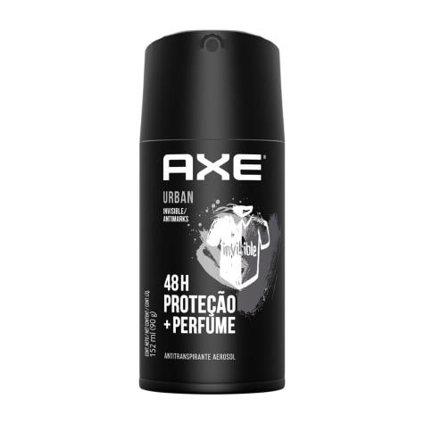 Desodorante Aerossol Axe Urban Invisible 48h 152ml - Imagem 1