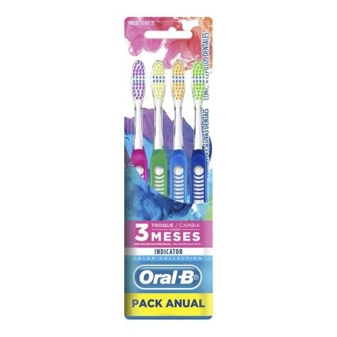 Escova Dental Oral-B Indicator Color Collection 4 Unidades - Imagem 2