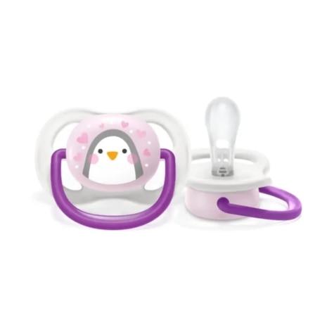 Chupeta Avent Ultra Air Pinguim Branca 0-6m 1 Unidade - Imagem 3