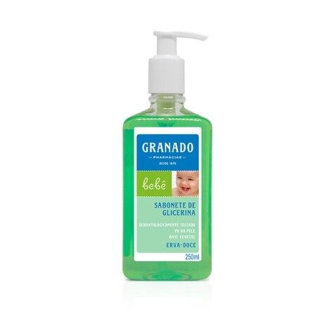 Sabonete de Glicerina Líquido Granado Bebê Erva-Doce 250ml - Imagem 1