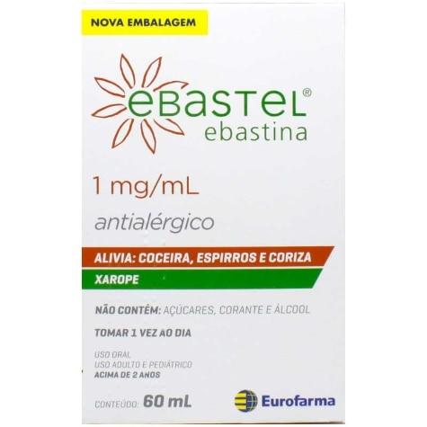 Ebastel 1mg Solução Oral 60ml - Imagem 1