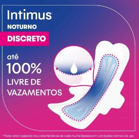 Absorvente Noturno Extra Suave com Abas Intimus 14 Unidades - Imagem 5