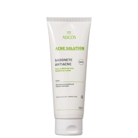 Sabonete Líquido Adcos Acne Solution Facial 120ml - Imagem 1