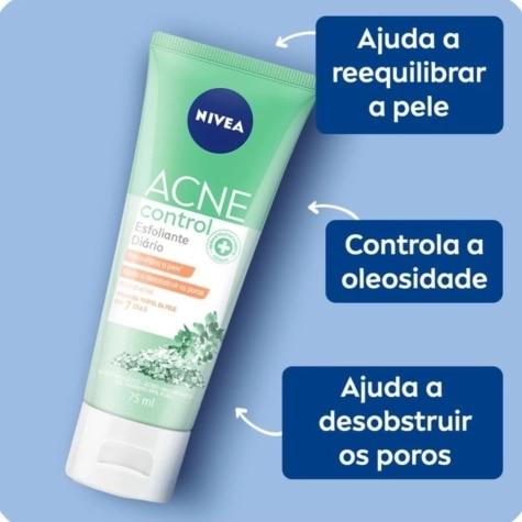 Esfoliante Facial Nivea Acne Control 75ml - Imagem 2