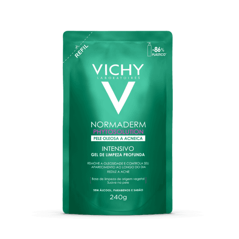 Gel de Limpeza Vichy Normaderm Phytosolution Facial Refil 240g - Imagem 1