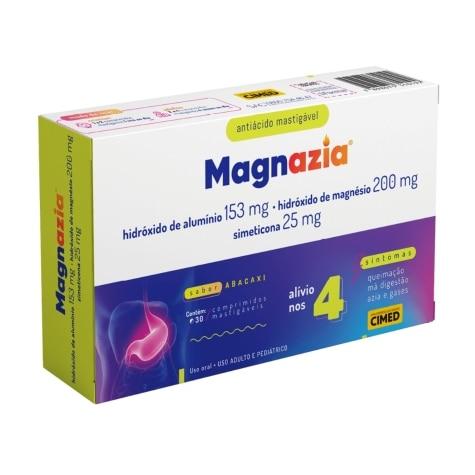 Magnazia Abacaxi 30 Comprimidos Mastigáveis - Imagem 1