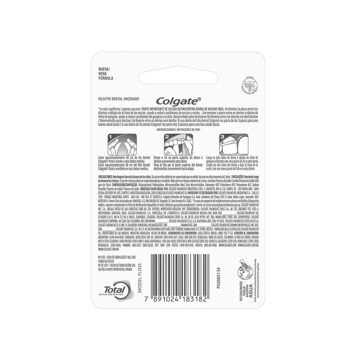 Fio Dental Colgate Total 25m - Imagem 3