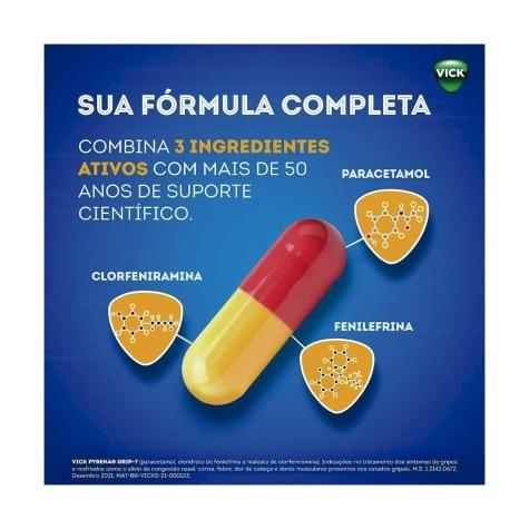 Vick Pyrena Grip-7 5 Cápsulas - Imagem 4