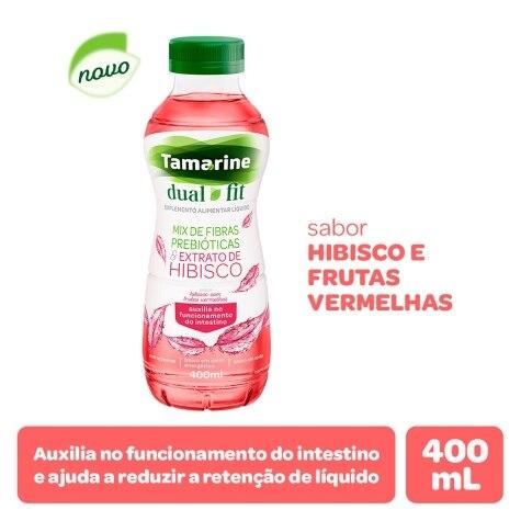 Suplemento Alimentar Líquido Tamarine Dual Sabor Hibisco com Frutas Vermelhas 400ml - Imagem 2