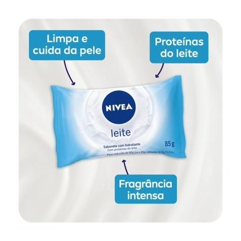 Sabonete em Barra Nivea Leite 85g - Imagem 3