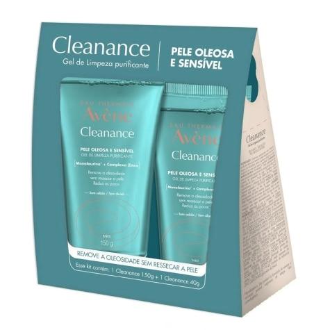 Kit Gel de Limpeza Avène Cleanance 150g + Gel de Limpeza Cleanance 40g - Imagem 1