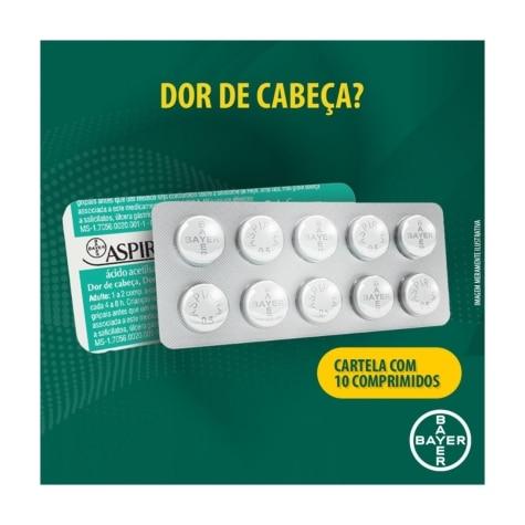 Aspirina 500mg 10 Comprimidos - Imagem 3