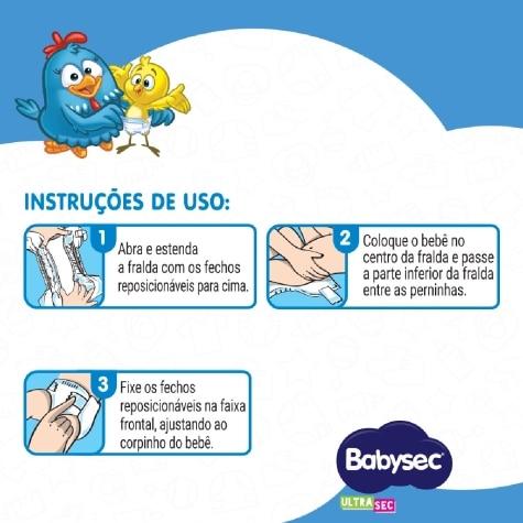 Fralda Babysec Galinha Pintadinha Ultrasec XG 30 Unidades - Imagem 6