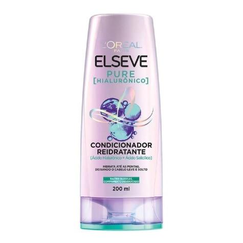 Condicionador Elseve Pure Hialurônico 200ml - Imagem 1