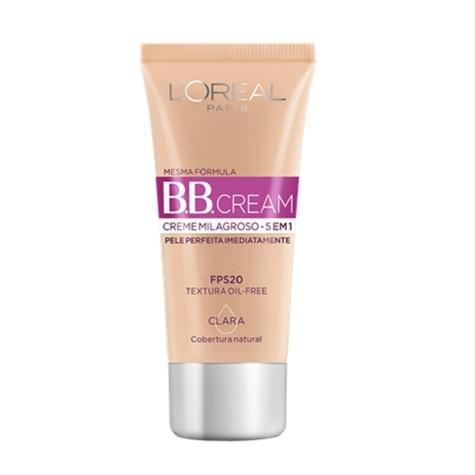 Base Facial BB Cream L'oréal Paris 5 em 1 Clara FPS20 30ml - Imagem 1