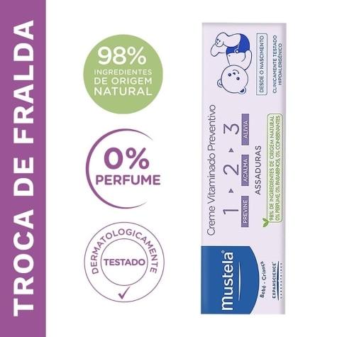 Creme Preventivo de Assaduras Mustela 123 110g - Imagem 4