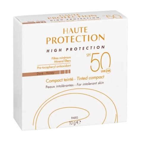 Protetor Solar Facial Avène Doré FPS50 Pó Compacto Cor Bege Escuro 10g - Imagem 7