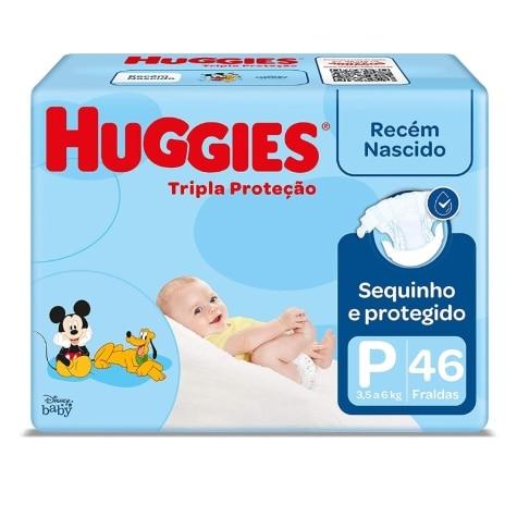 Fralda Huggies Tripla Proteção P 46 Unidades - Imagem 1