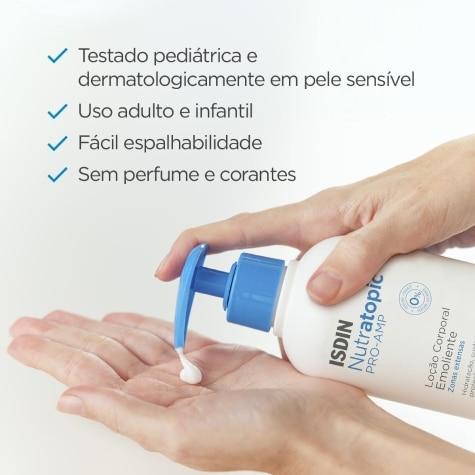 Loção Corporal Emoliente Isdin Nutratopic Pro-AMP 400ml - Imagem 7