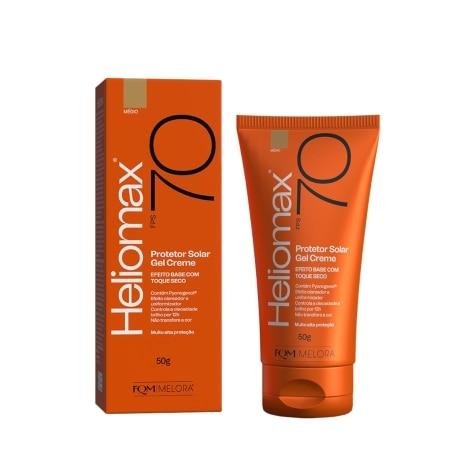 Protetor Solar Facial Heliomax FPS70 Gel Creme Cor Médio 50g - Imagem 3
