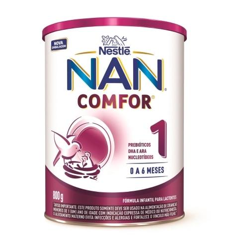 Fórmula Infantil Nan Comfor 1 800g - Imagem 1