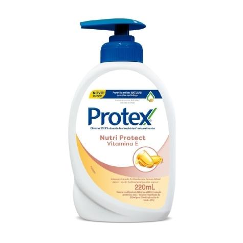 Sabonete Líquido para as Mãos Protex Nutri Protect Vitamina E 220ml - Imagem 1