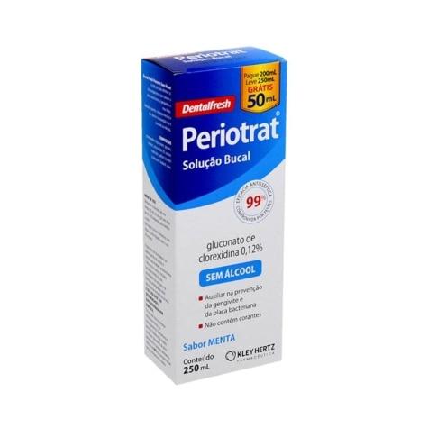 Enxaguante Bucal Periotrat Dental Fresh Menta Sem Álcool 250ml - Imagem 1