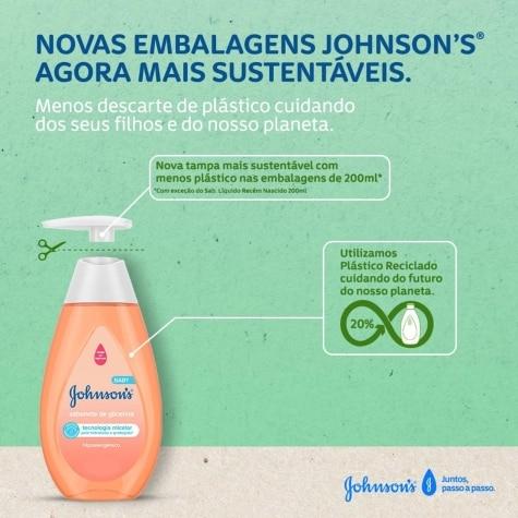 Sabonete de Glicerina Líquido Johnson & Johnson Baby Tradicional 200ml - Imagem 4