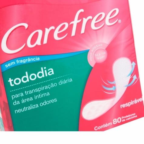 Protetor Diário Tododia Carefree sem Perfume 80 Unidades Leve mais Pague menos - Imagem 3