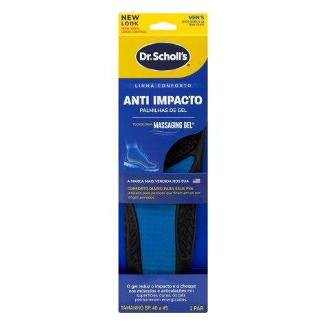 Palmilha Dr. Scholl's Anti Impacto Masculino 1 Par - Imagem 1