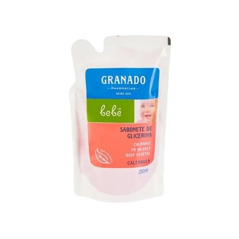 Sabonete de Glicerina Líquido Granado Bebê Calêndula Refil 250ml - Imagem 1