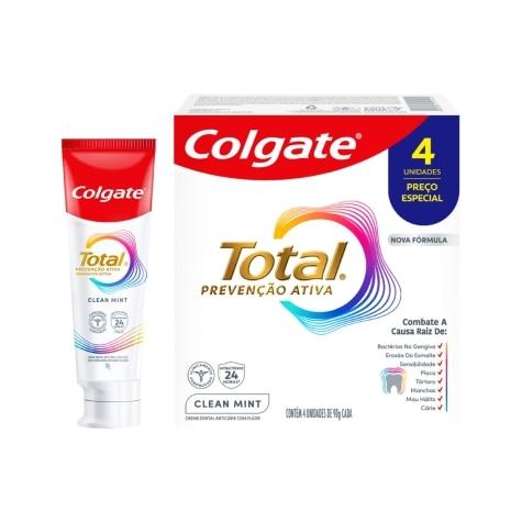 Creme Dental Colgate Total 12 Clean Mint 90g Leve 4 Pague 3 - Imagem 3