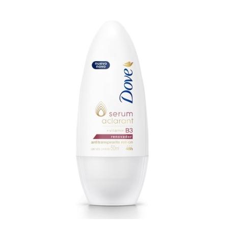 Desodorante Roll On Dove Sérum Aclarant Renovador 50ml - Imagem 1