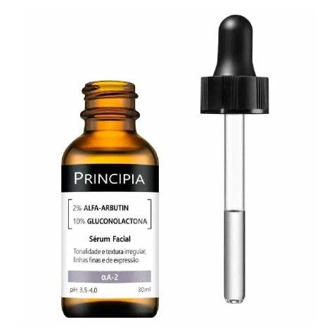 Sérum Antissinais Principia2% Alfa - Arbutin + 10% Gluconolactone Aa-2 30ml - Imagem 2