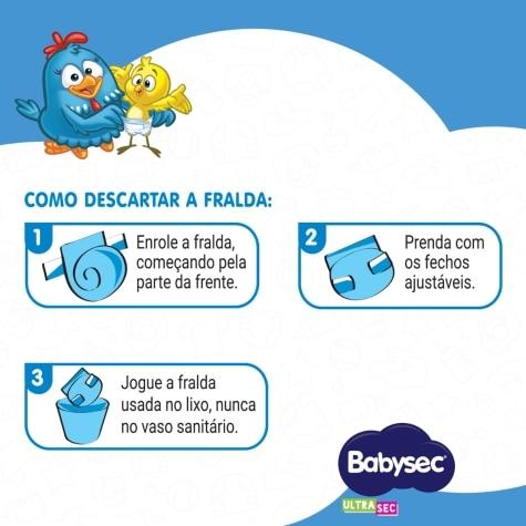 Fralda Babysec Galinha Pintadinha Ultrasec XG 30 Unidades - Imagem 7