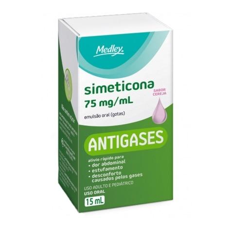 Simeticona Gotas 75mg/ml Sabor Cereja 15ml Medley Genérico - Imagem 1