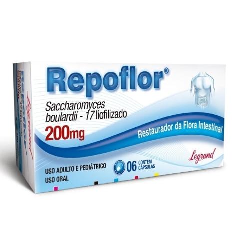 Repoflor 200mg 6 Cápsulas - Imagem 1