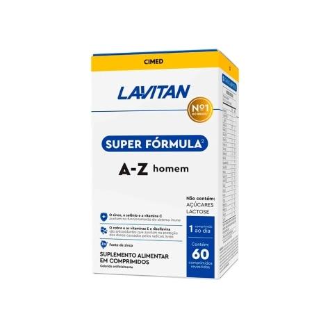 Lavitan Super Fórmula A-Z Homem 60 Comprimidos Revestidos - Imagem 3