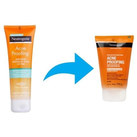 Gel Neutrogena Acne Proofing Esfoliante Facial 100g - Imagem 3