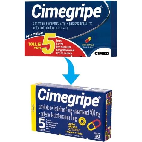 Cimegripe 20 Cápsulas - Imagem 2