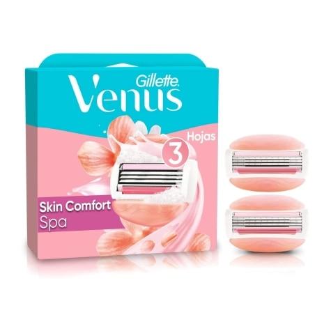 Depilatório Corporal Lâminas Gillette Venus Skin Comfort Spa 2 Unidades - Imagem 1