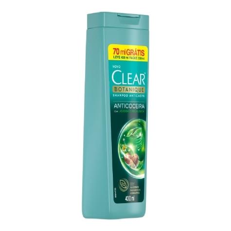Shampoo Anticaspa Clear Botanique Anticoceira 400ml - Imagem 2