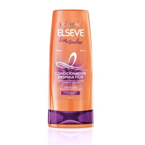 Condicionador Elseve Liso dos Sonhos Desmaia Fios Cabelo Liso 400ml - Imagem 1